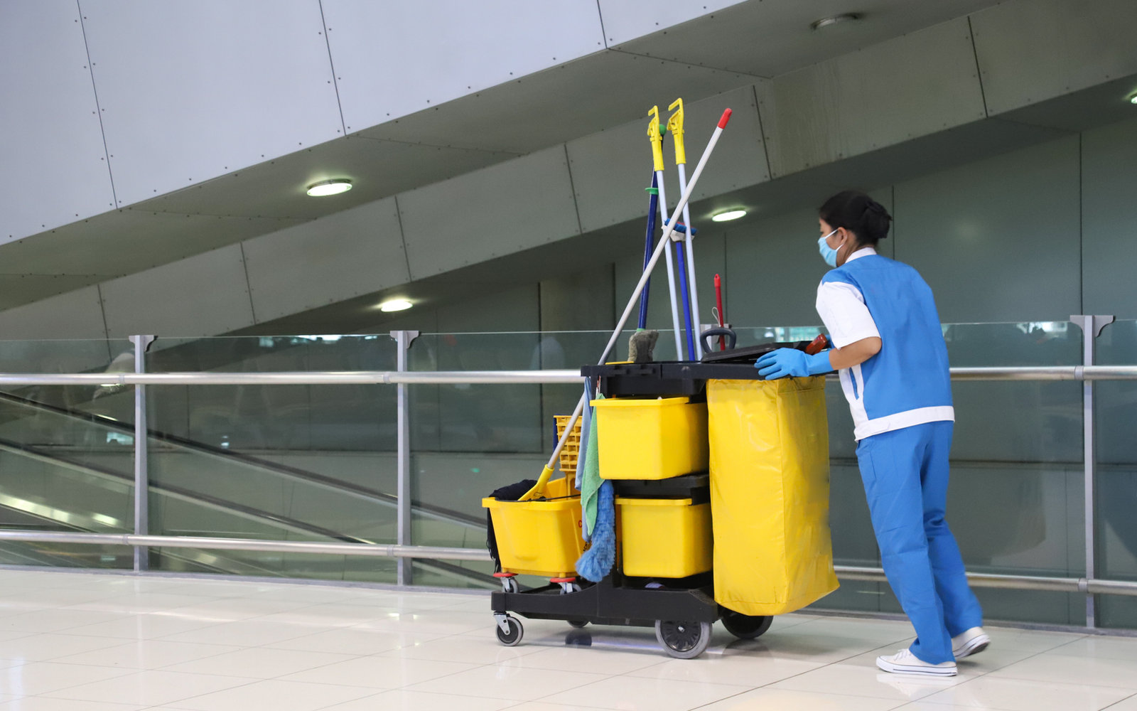 Clean office interior
