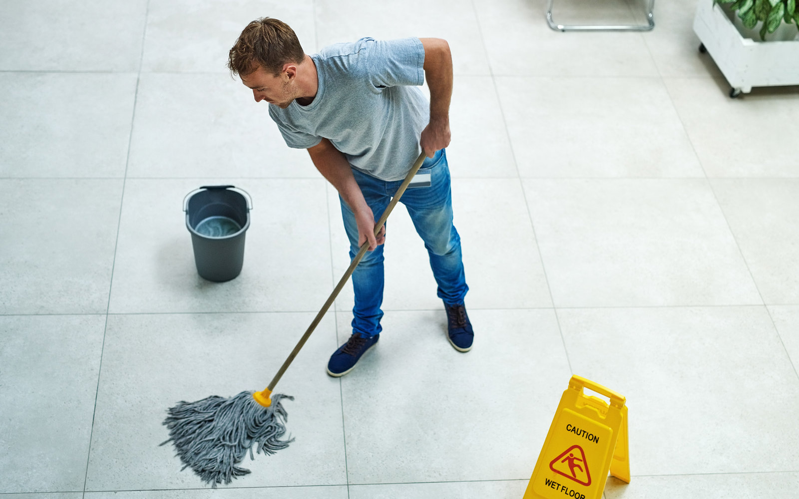 Hand-cleaned windows